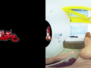 VRLatina - Fitness Babe Rides Her Tight Body OnYou - 5K VR