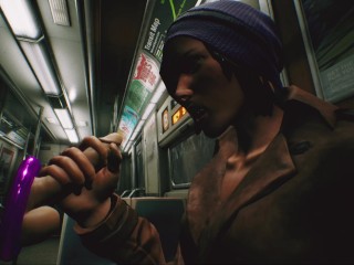 (Unreal Engine Animation)_Subway Footjob/Handjob/Blowjob In Public