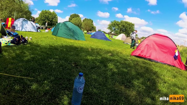 Live sex amsterdam - Very risky sex in a crowded camping amsterdam public pov by mihanika69