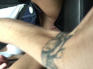 Daddy Makes Me Squirt While Driving