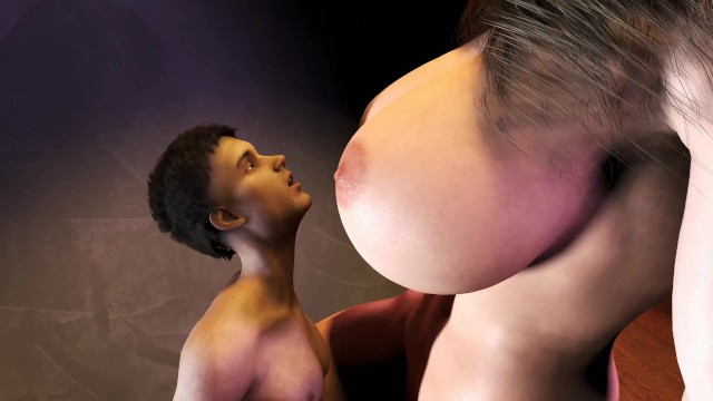 Big Tits Smashing - BIG BOOB TEEN GROWS TALLER VS SMALL MAN Height Comparison - Attribute Theft  - Pornhub.com