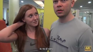 HUNT4K. Il ritiro spontaneo in palestra provoca scene di sesso appassionate