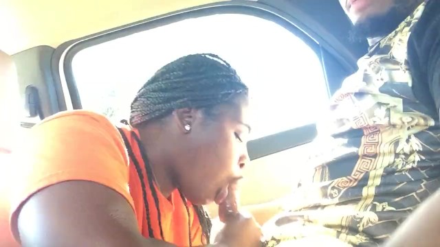Ebony backseat blowjob 1/2 34