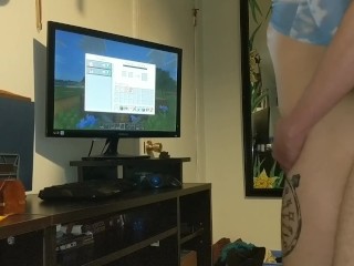 Sexy GF gets tied up and bent over while I play_Minecraft