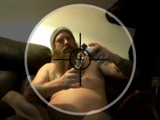Bob Fucking Himself With Glass Dildo