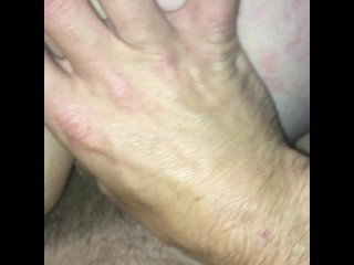 Chubby pawg fucked by boyfriend doggy style thumb in_her ass