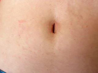 Playing With The Stretched Belly Button Of My Step Sister Fetish Belly