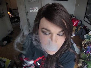 Trans Cutie Smoking (Non-nude)