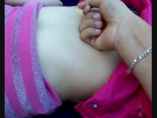 playing with my stepsister's naveland belly punch Fantasy of_Paula
