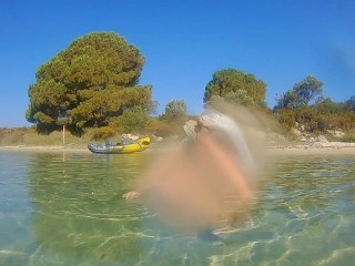 Island FUCK adventure & underwatersperm liking_from vagina