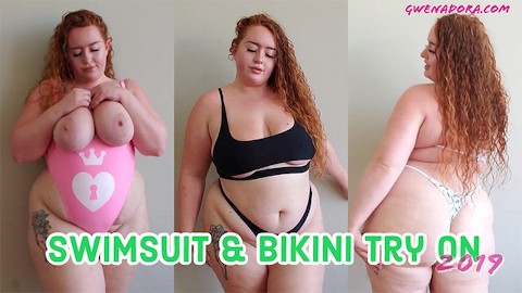 480px x 270px - BBW Swimsuit and Micro Bikini try on - Sexy Fashion Show 2019 - Pornhub.com