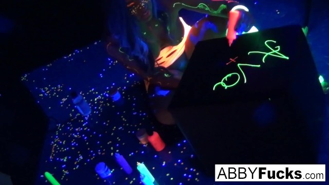 Black Light Rainy Night with Abigal Mac  - Abigail Mac, Ava Addams