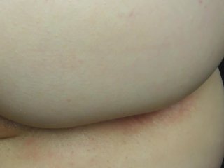 SEXY CURVY SLUT_FUCKS HER ASS WITH DILDO AND WINKS ASSHOLE AT YOU