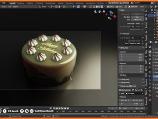建模材質渲染全都包！從零開始 Blender2.8 新手教學系列#1：寫實蛋糕