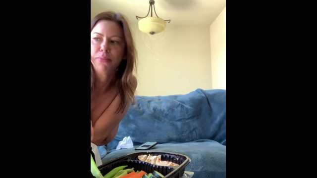 Topless Lunch with Alexis Fawx - Alexis Fawx, Christie Stevens
