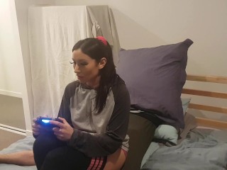 Thigh High Socks Smother While_Gaming
