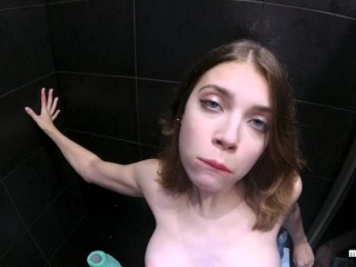 Fucked club slut in the toilet_on student party - POV by MihaNika69