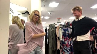 Ginger Banks And I Were Just Trying On Clothes In A Dressing Room