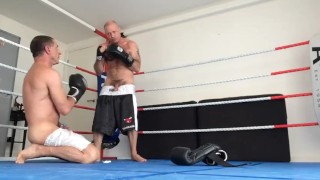 Gay Boxers Sparring With A Hot Sexy Mate