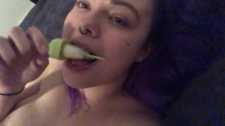 Young slut eats Daddys cum popsicle (BDSM) (Kinky) xvideos teen blowjob
