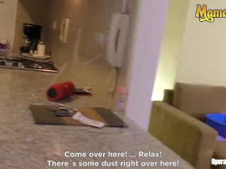 MamacitaZ - Playful Colombian Maid Loves_Riding Cock During Work