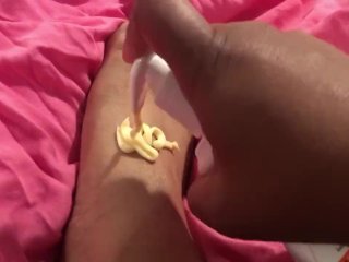 Pouring Lotion On My Tired Feet