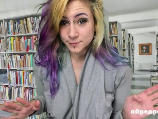 Your Girlfriend Gives you a JOI at the Library_ASMR Roleplay GFE