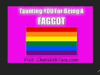 Taunting_You For_Being So GAY! Such a FAGGOT Humiliation Erotic Audio_Tease