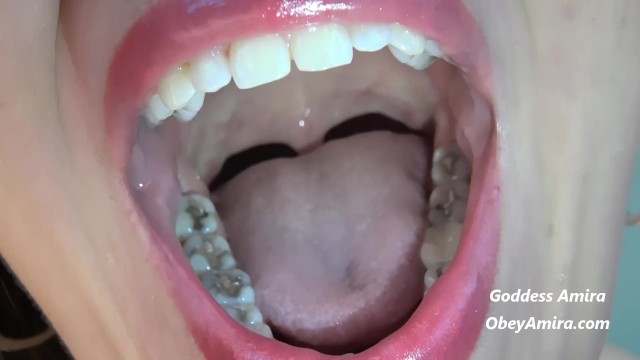 Babe;Fetish;Verified Models;Solo Female kink, mouth, lips, tongue, gums, teeth, uvula, throat, face, oral, fetish, licking, saliva, fillings, cavities, brunette
