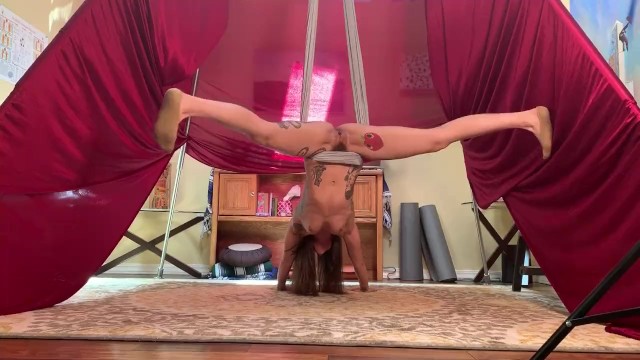 Amateur;Brunette;Verified Amateurs;Solo Female;Tattooed Women fitness, tattoo, hot-tattoo-girl, yoga, hot-yoga-instructor, naked-yoga-class, naked-fitness, aerial-silks, aerial, long-hair, trimmed-bush, big-ass, big-pussy, meaty-pussy-lips, athletic-fit-girls
