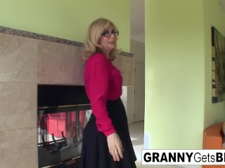 Busty Blonde Nina Hartley Gets Fucked byA Thick Black_Cock