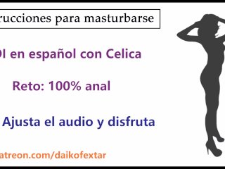 Joi Español Hentai Con Celica, Reto 100% Anal. Rol Estilo Asmr