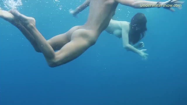 Girls on Tenerife underwater lesbians