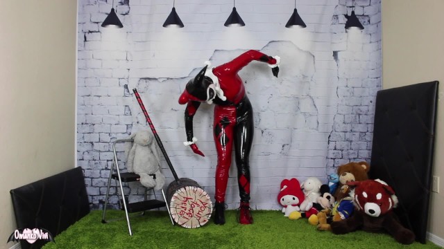 Harley Quinn VS ToyMan Silly Doll Bimbofication FULL VID OmankoVivi Clown 10
