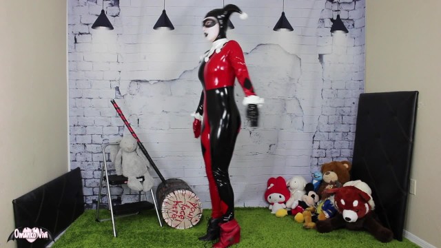 Harley Quinn VS ToyMan Silly Doll Bimbofication FULL VID OmankoVivi Clown 10