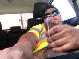 Construction Worker Masturbating