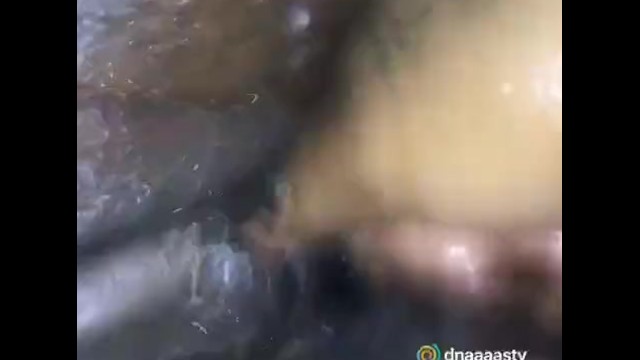 Fucking and fingering black girl and make her Squirt at THE END