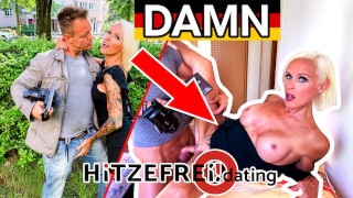 HITZEFREI.dating Blonde German MILF (47) hooked up on street (SOPHIE LOGAN)