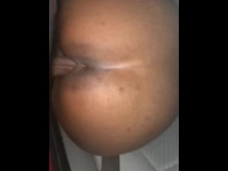 Black Ass Fucked in Backseat