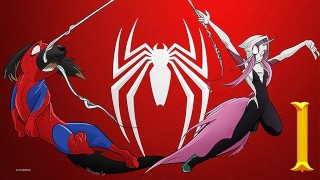 Female Swinging Through The City In Marvel Comics Spider-Man Episode 1