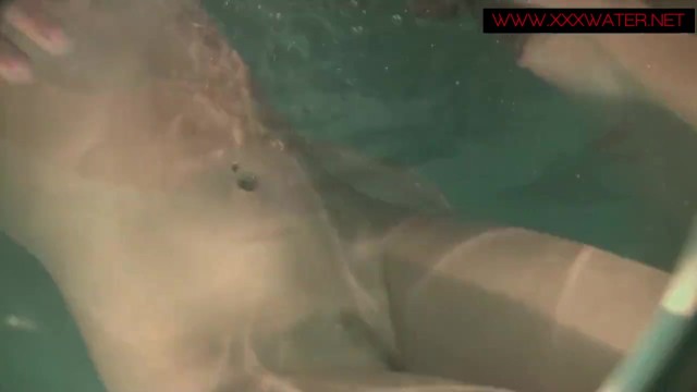 Hot lesbian action underwater