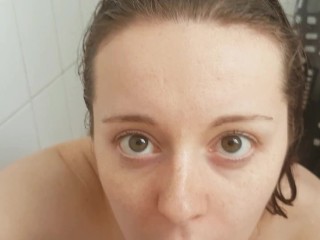 Real POV Girlfriend Experience with Hot &Wet Shower Sex