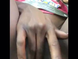 Playing_with my pussy and sucking dick otw to school