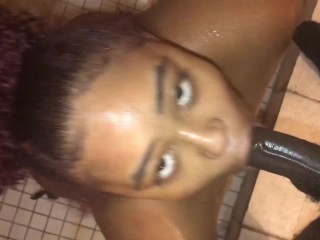 NASTY EBONY GOLDEN_SHOWER (PISS CATCHER IN MOUTH AND SWALLOW)
