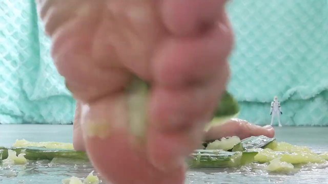 Cucumber Crush to satisfy your Foot Fetish. 1