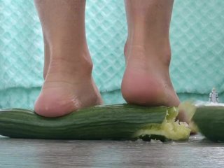 Cucumber Crush_to Satisfy Your Foot Fetish.