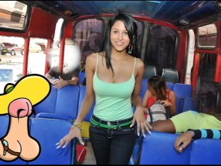 Culioneros - Young Colombian Babe Boards A Bus & Gets Fucked