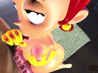 Dexters Stepmom Can't Stop Sucking My Cock - Dexters Laboratory Blowjob Parody