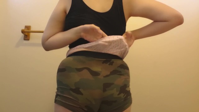 Tearing&Stretching Panties and Self Atomic Wedgie *Painful* 5