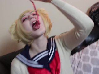 Toga Himiko Cosplay Japanese Candy Eating Haul N Blunt Smoking Gfe